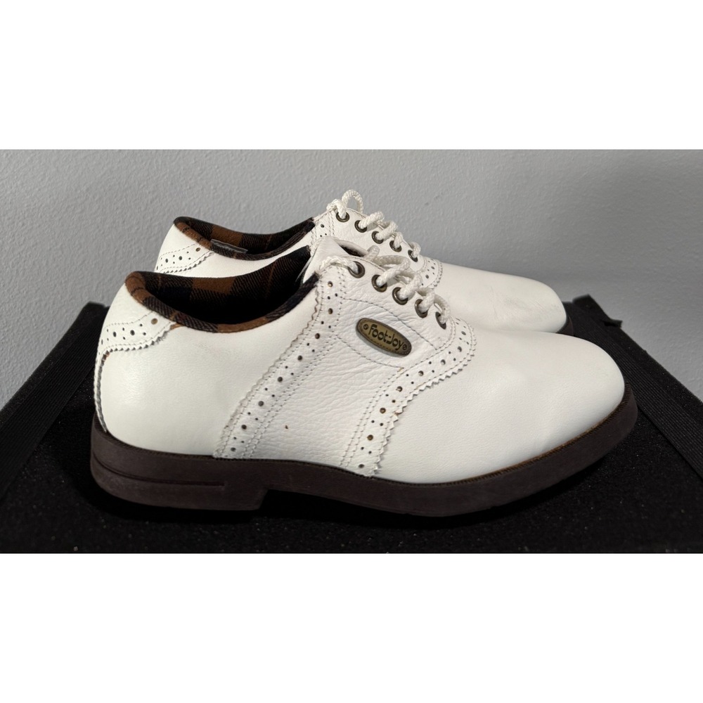 NEW FootJoy Golf Shoes SoftJoys Sierra Trek White Style 98717 Womens 5 1/2